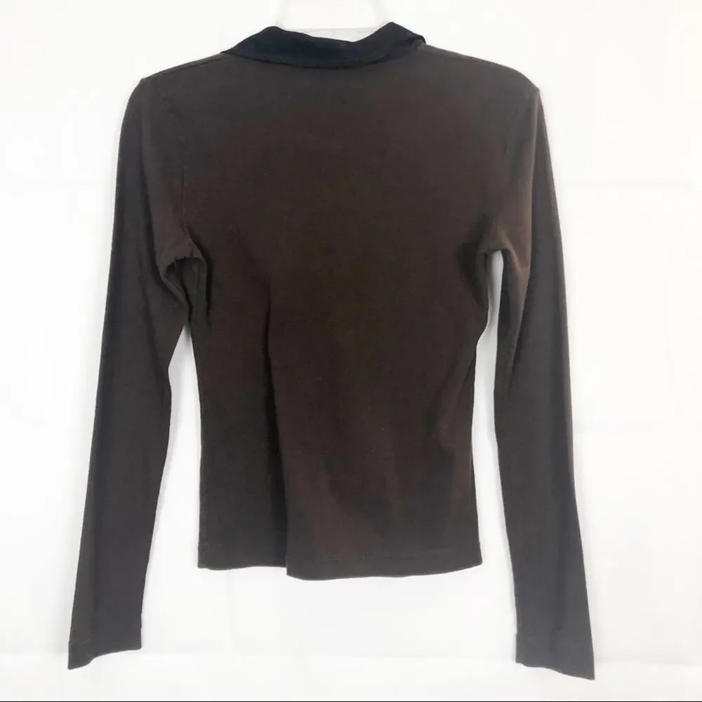 Vintage Eyeshadow Top Juniors Medium Cotton Y2K Retro Preppy Mean Girls Regina - Picture 6 of 10